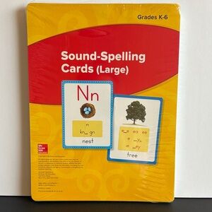 Sound-Spelling Cards Large McGraw Hill Education Phonics